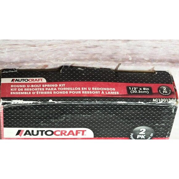 Auto Craft Round U-Bolt Spring Kit 2Pk 1/2”x8” (20.3cm) ACI30136 | Heavy Duty - Picture 4 of 8